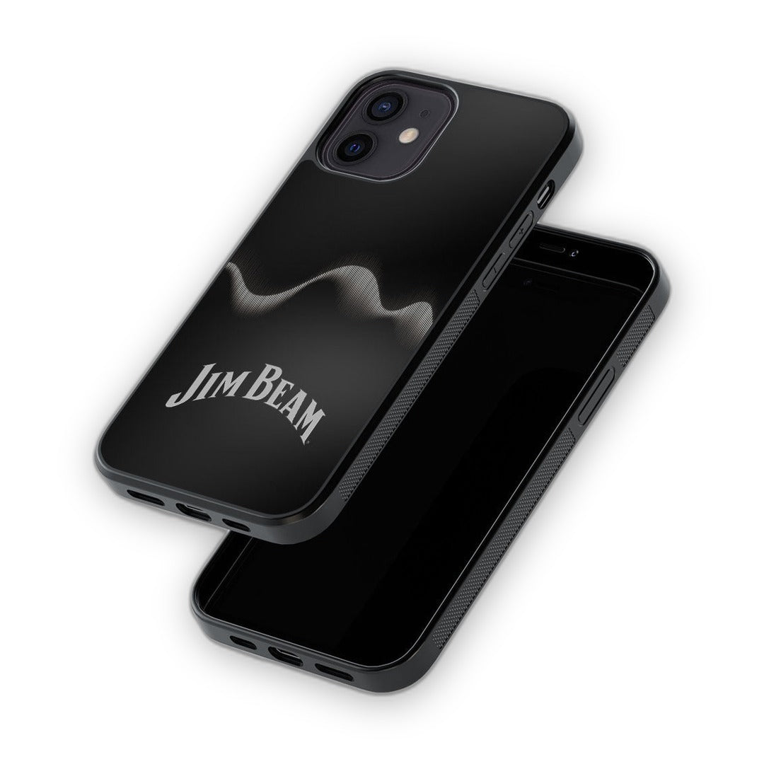 Jim Beam Sound Waves Glass iPhone Case for iPhone 12 | Macmerise