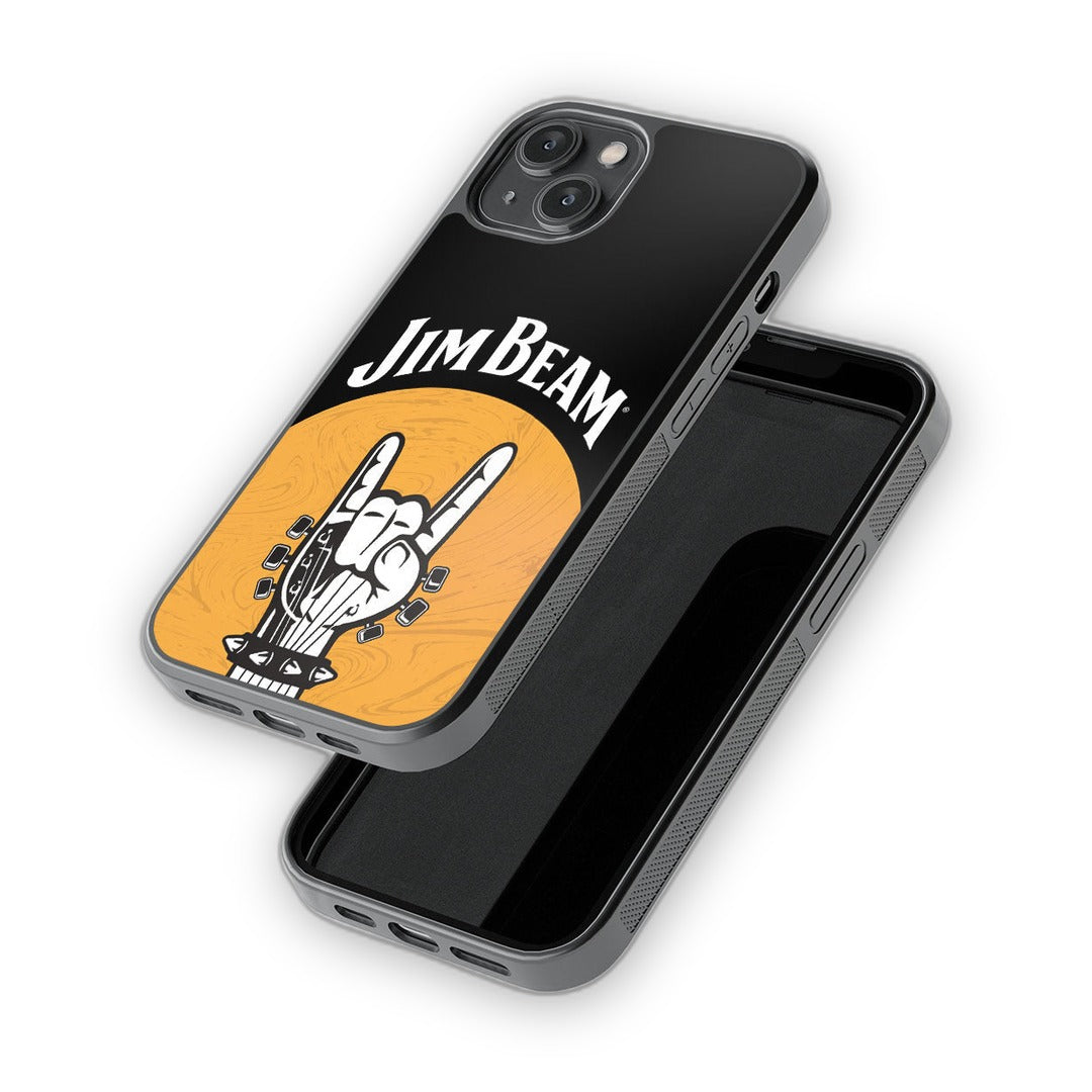 Jim Beam Rock Swag Black Glass iPhone Case for iPhone 14 | Macmerise