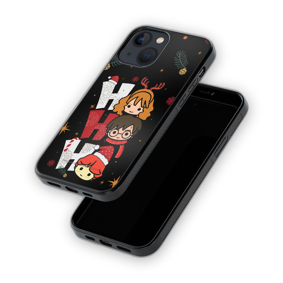 Harry Potter Ho Ho Ho Glass iPhone Case for iPhone 13 Mini | Macmerise