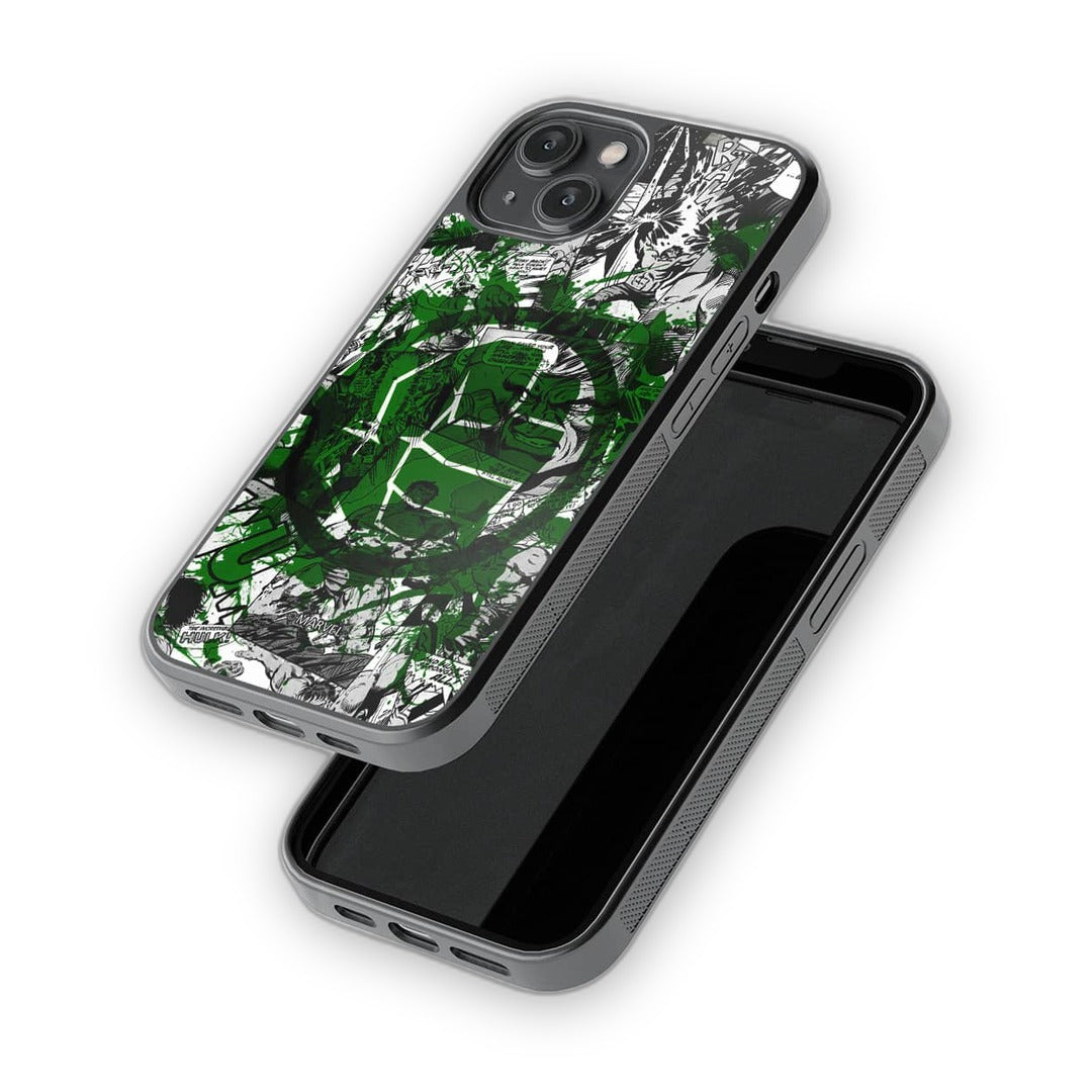 Splash Out Hulk Fist Glass iPhone Case for iPhone 14 | Macmerise