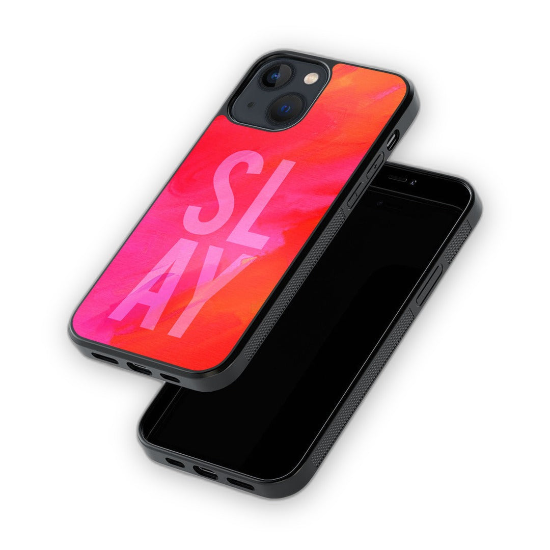 Slay Pink Glass iPhone Case for iPhone 13 Mini | Macmerise