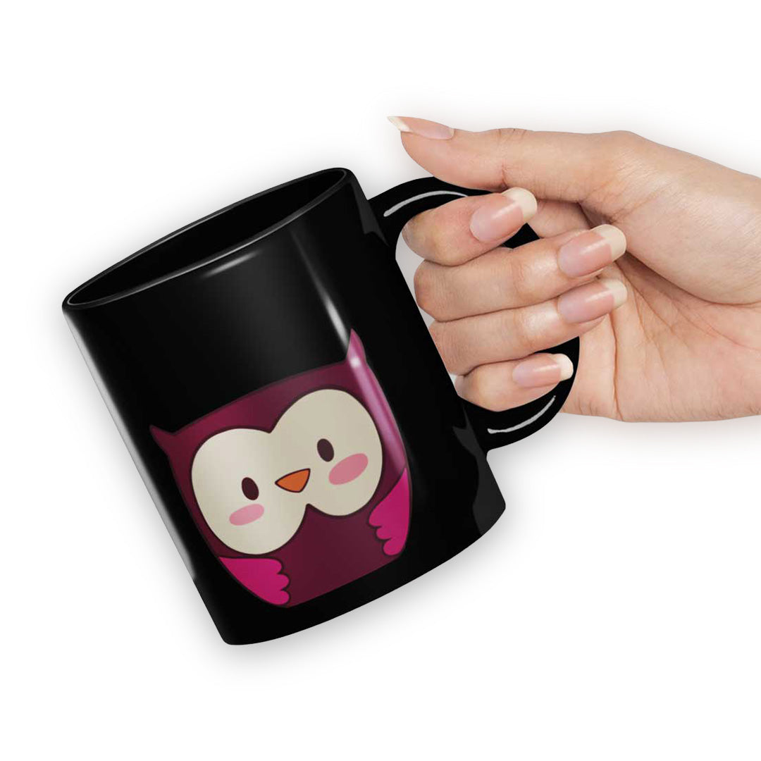 Purple Owl Coffee Mug | Macmerise