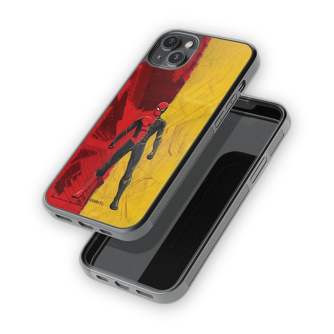 Peter Black and Gold Glass iPhone Case for iPhone 14 Plus | Macmerise