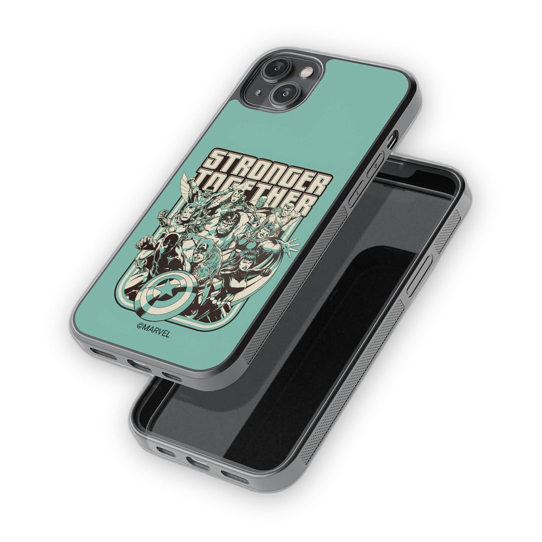 Stronger Together Sketch Glass iPhone Case for iPhone 14 Plus | Macmerise
