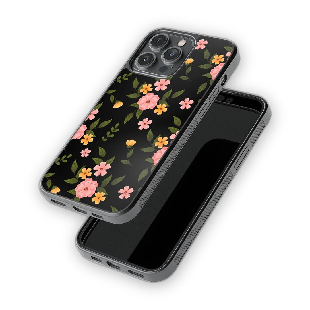 Sk Periwinkle Black Glass iPhone Case for iPhone 14 Pro Max | Macmerise