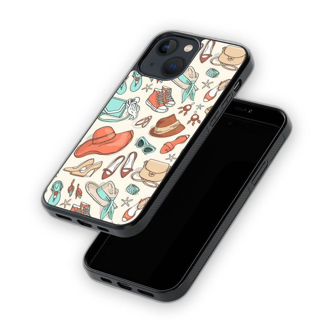 White Wanderlust Glass iPhone Case for iPhone 13 Mini | Macmerise