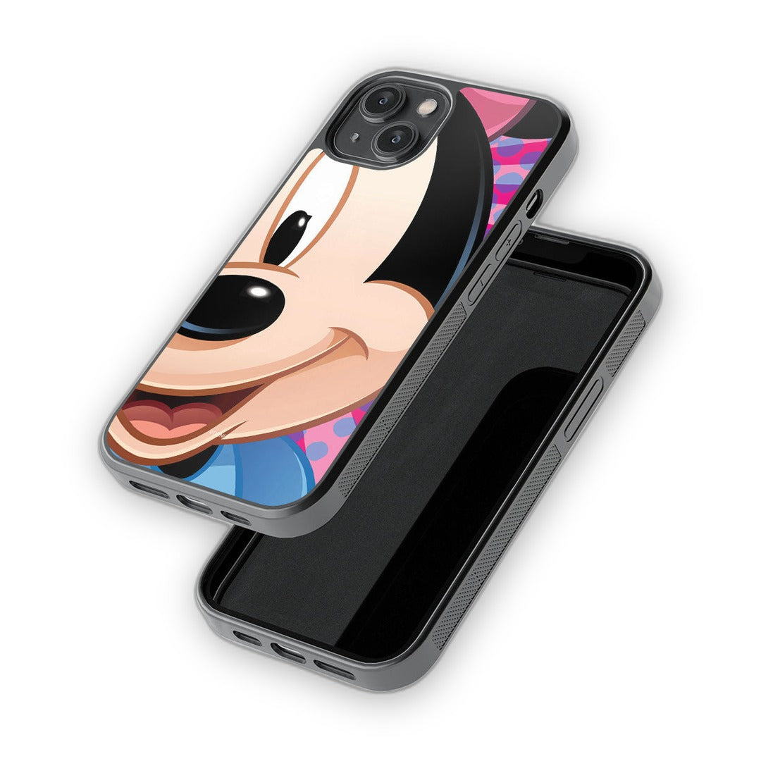 Zoom Up Minnie Glass iPhone Case for iPhone 14 | Macmerise