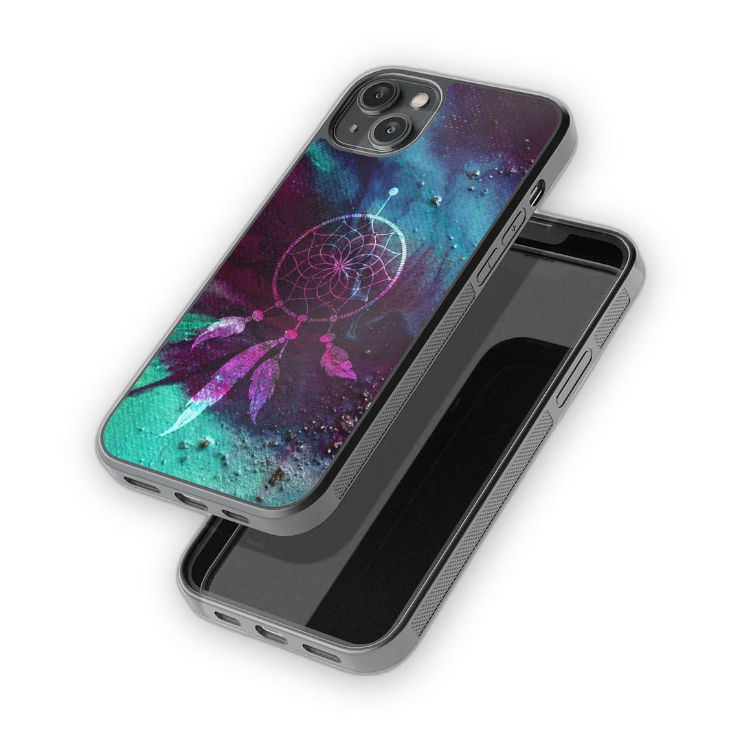 Dream Catcher Galaxy Glass iPhone Case for iPhone 14 Plus | Macmerise