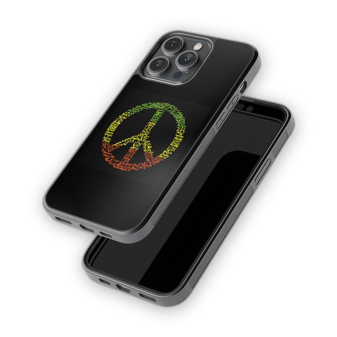 Symbol of Peace Glass iPhone Case for iPhone 14 Pro Max | Macmerise