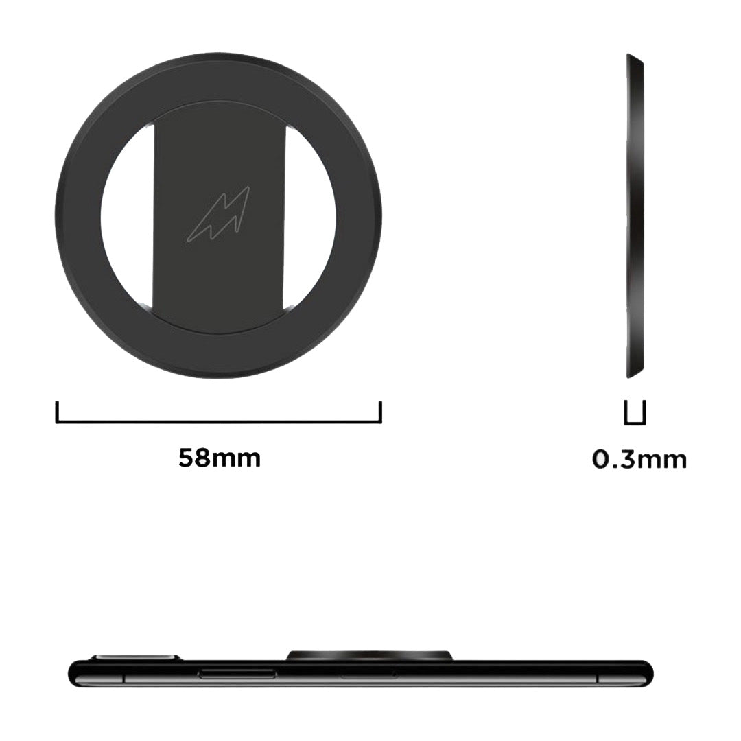 Basics - Phone Holder Snap Phone Holder Black - detail view | Macmerise