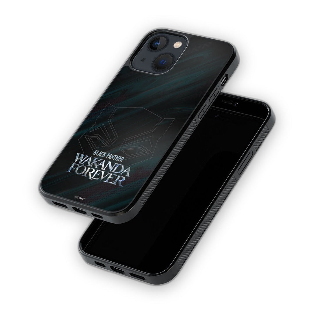 Wakanda Forever Logo Grey Glass iPhone Case for iPhone 13 | Macmerise