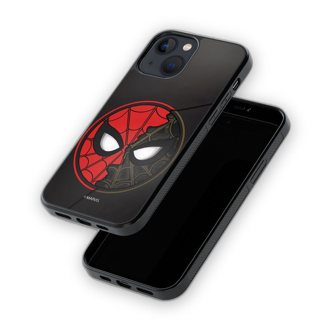 Two Face Spidey Glass iPhone Case for iPhone 13 Mini | Macmerise