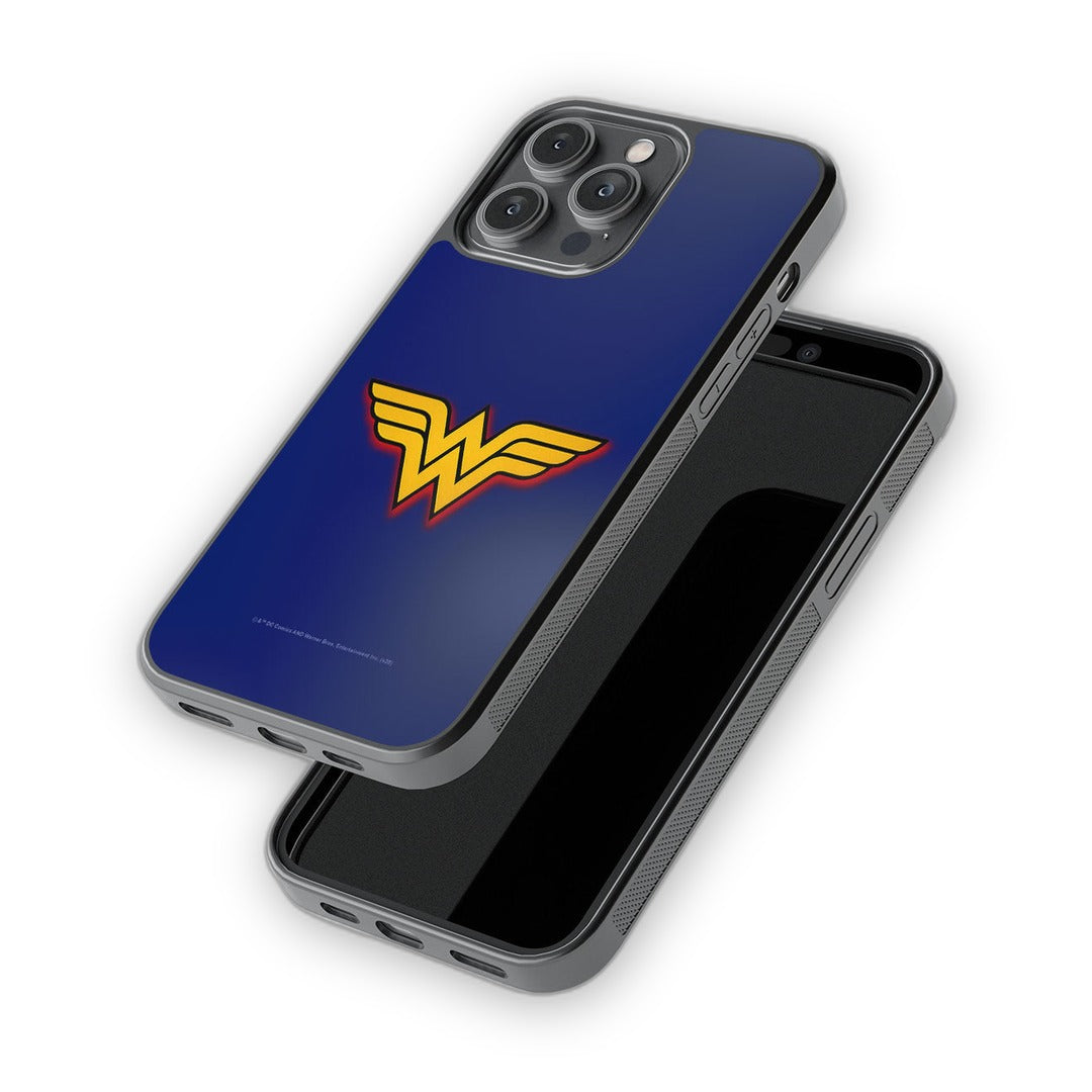 Logo Wonder Woman Glass iPhone Case for iPhone 14 Pro Max | Macmerise