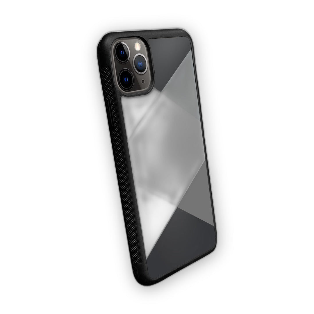 Criss Cross iPhone 11 Pro Max Cover Grey - detail view | Macmerise