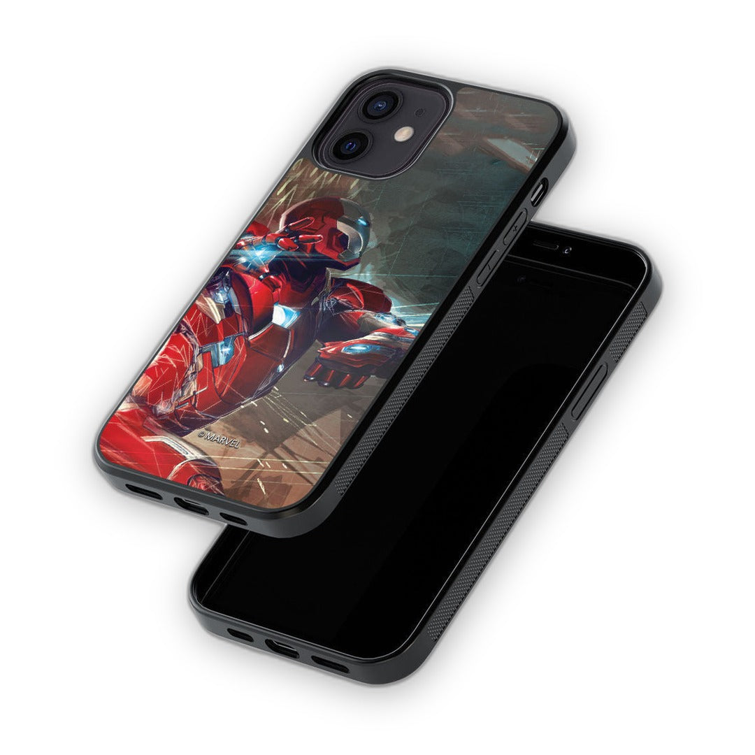 Ironman Attack Glass iPhone Case for iPhone 12 | Macmerise