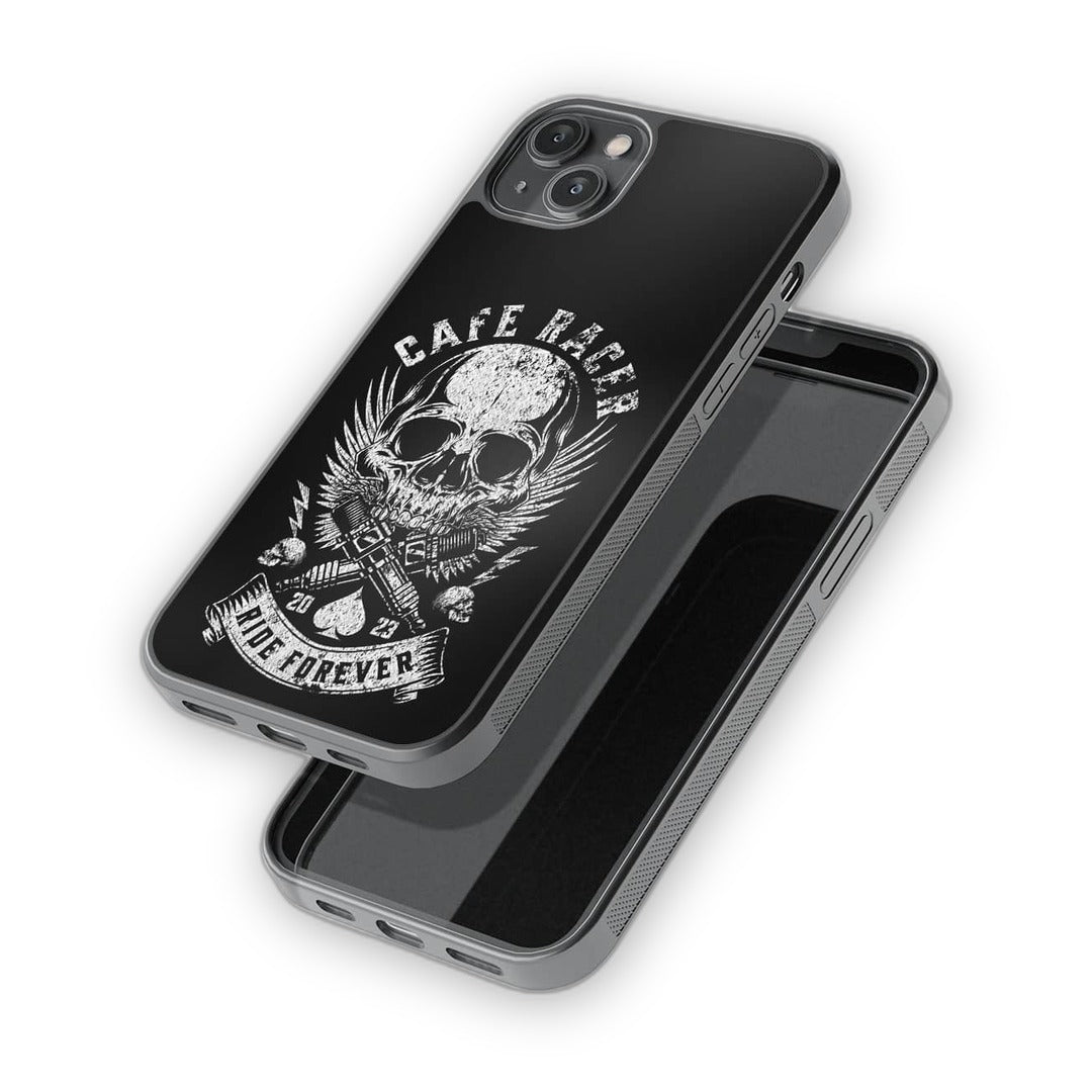 Skull Rider Glass iPhone Case for iPhone 14 Plus | Macmerise