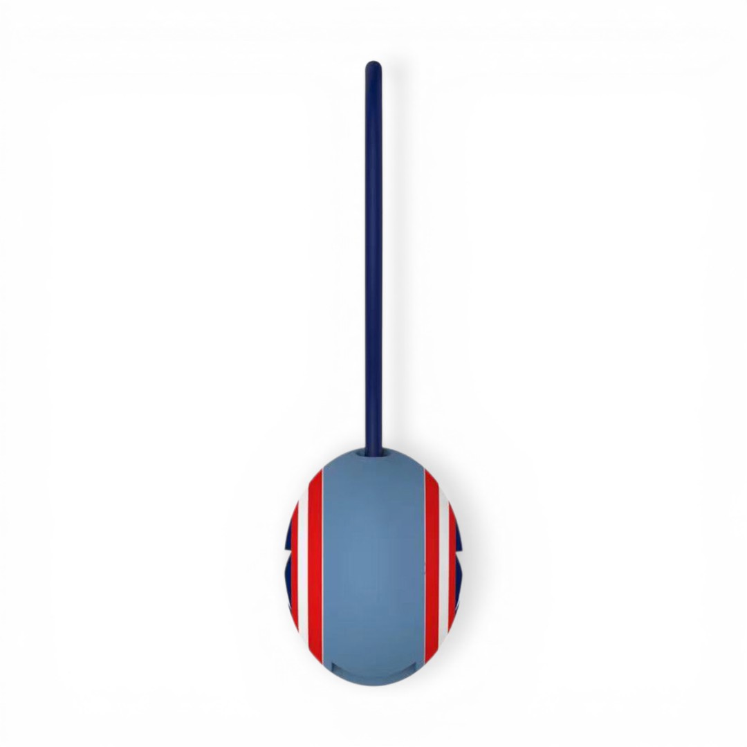 Classic Captains Shield Micro Usb Cable Keyring Navy Blue | Macmerise