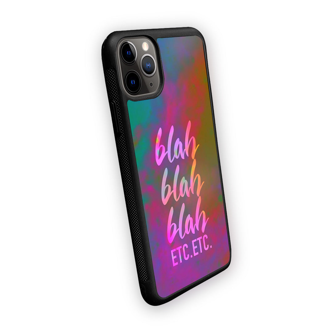 Blah Blah Glass iPhone Case for iPhone 11 Pro Max | Macmerise