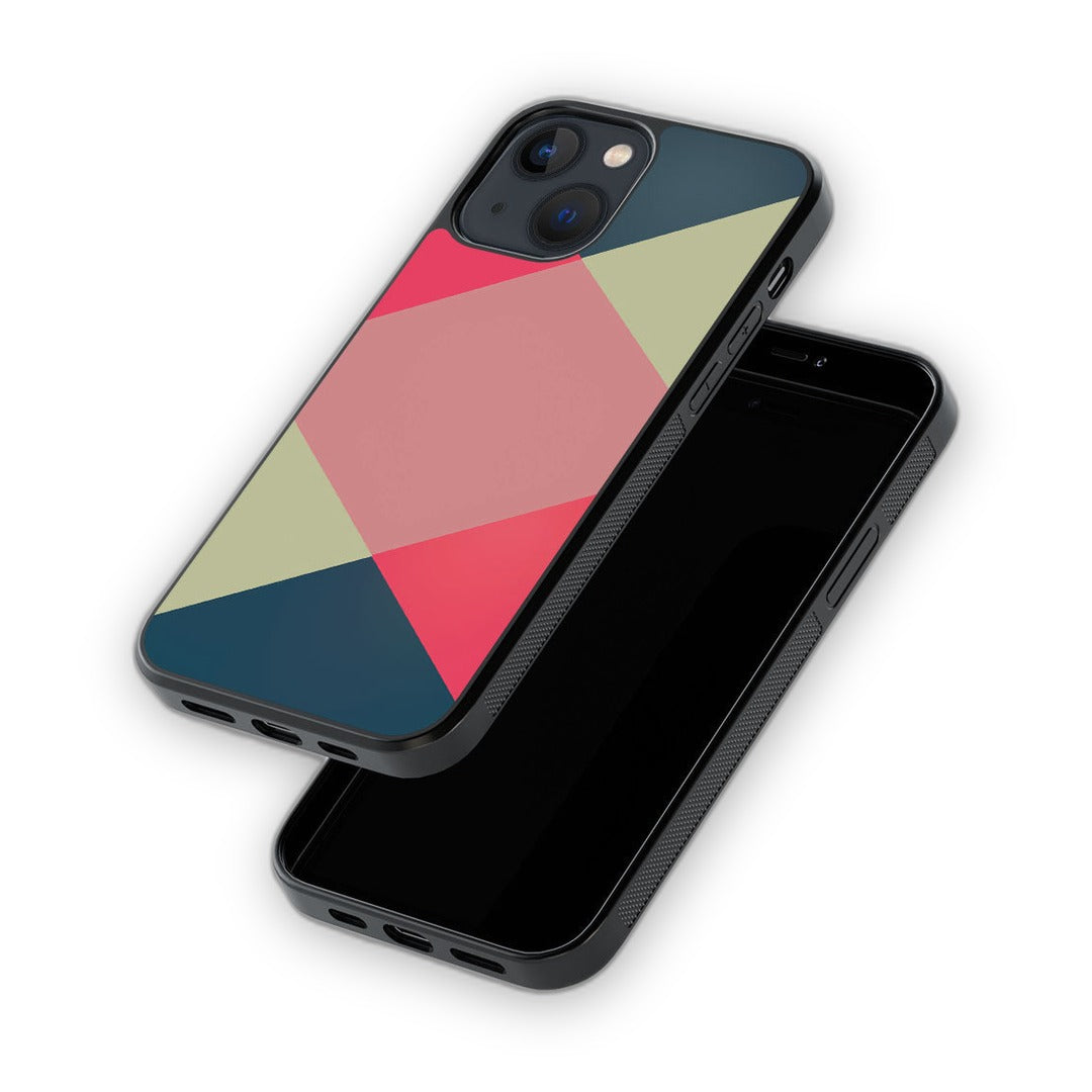 Criss Cross iPhone 13 Cover Teal - detail view | Macmerise