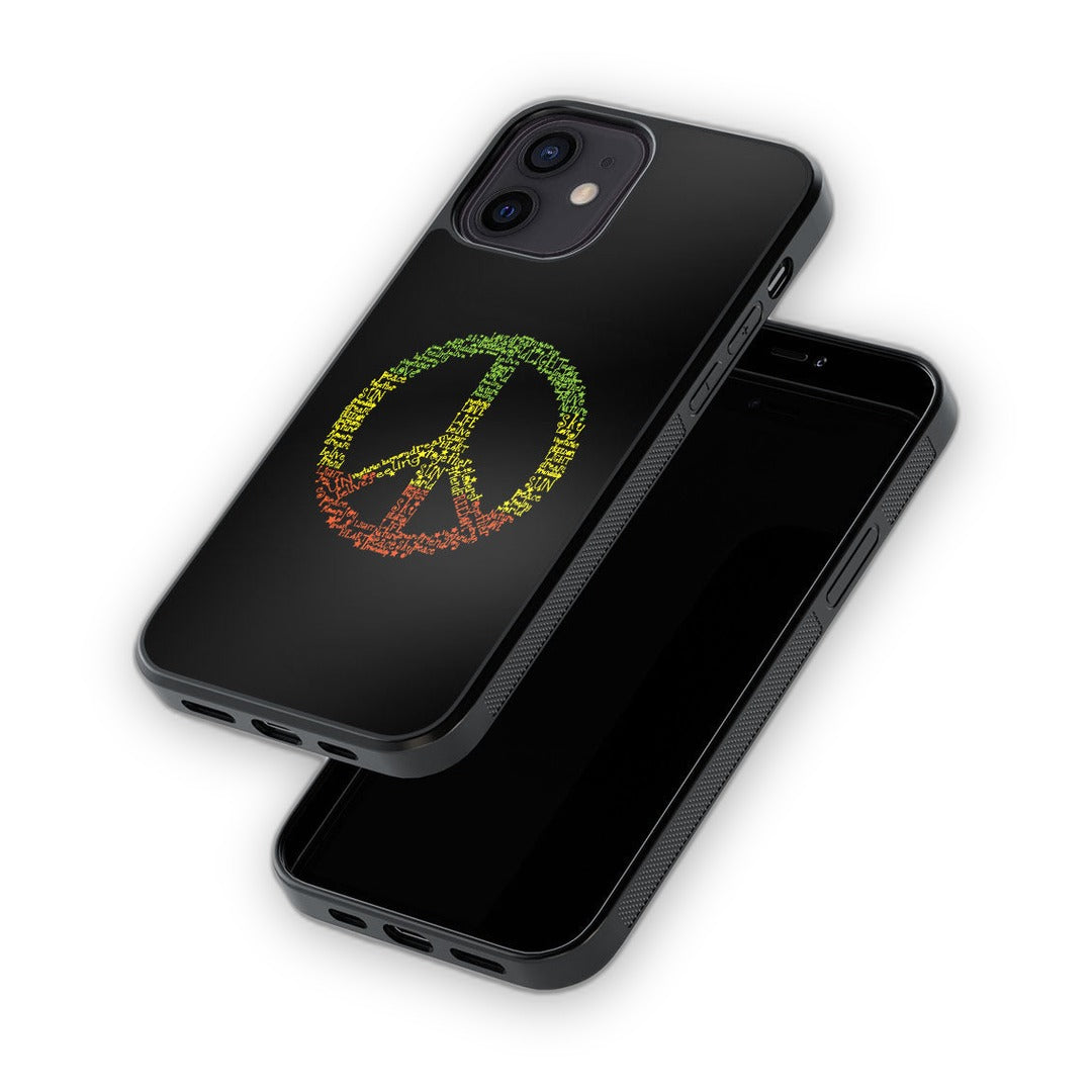 Symbol of Peace Glass iPhone Case for iPhone 12 | Macmerise
