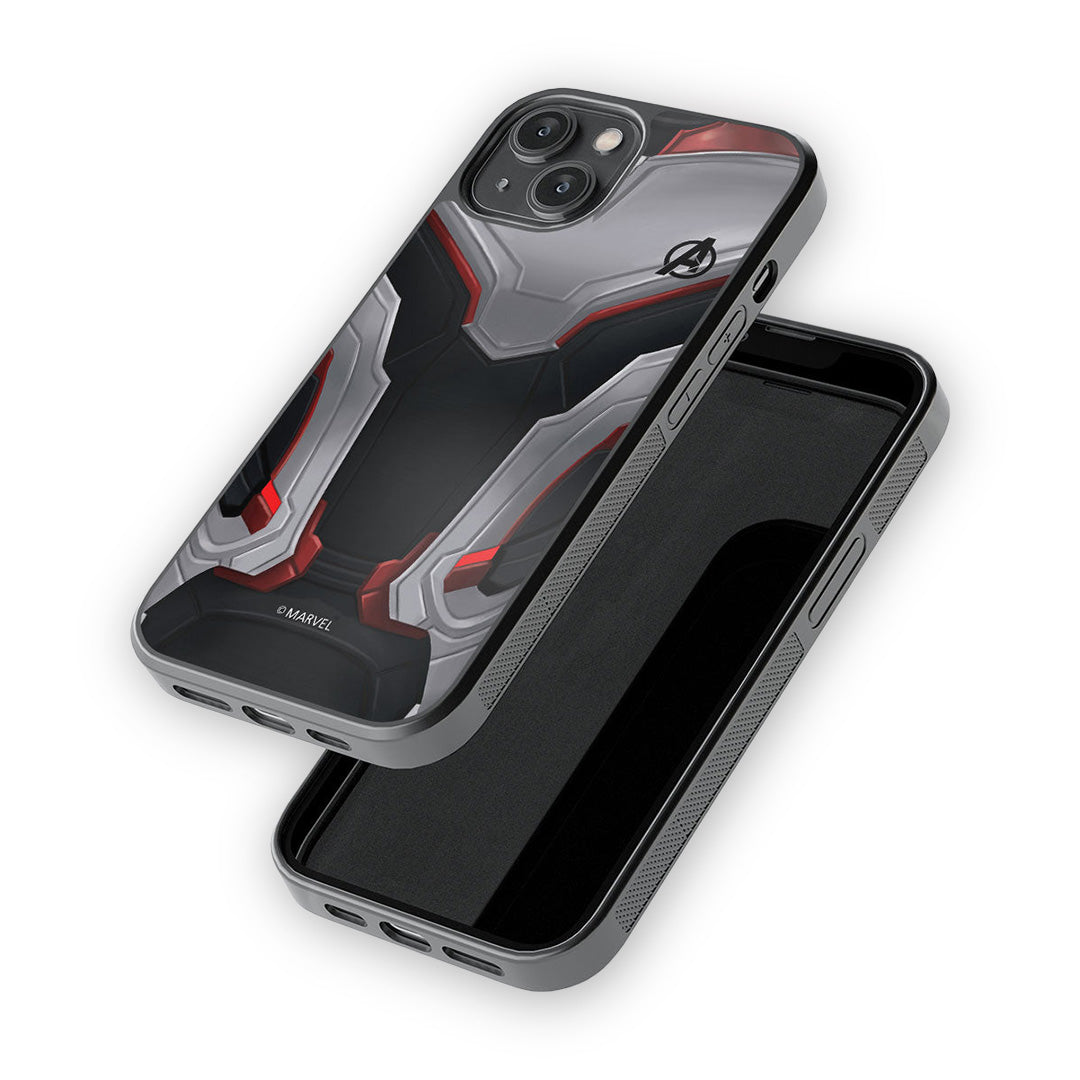 Avengers Endgame Suit Glass iPhone Case for iPhone 14 | Macmerise
