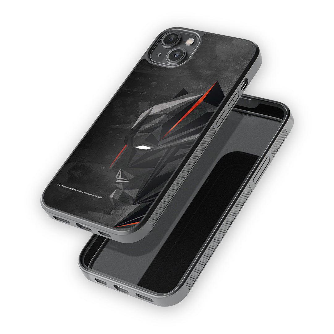 Batman Geometric Glass iPhone Case for iPhone 14 Plus | Macmerise