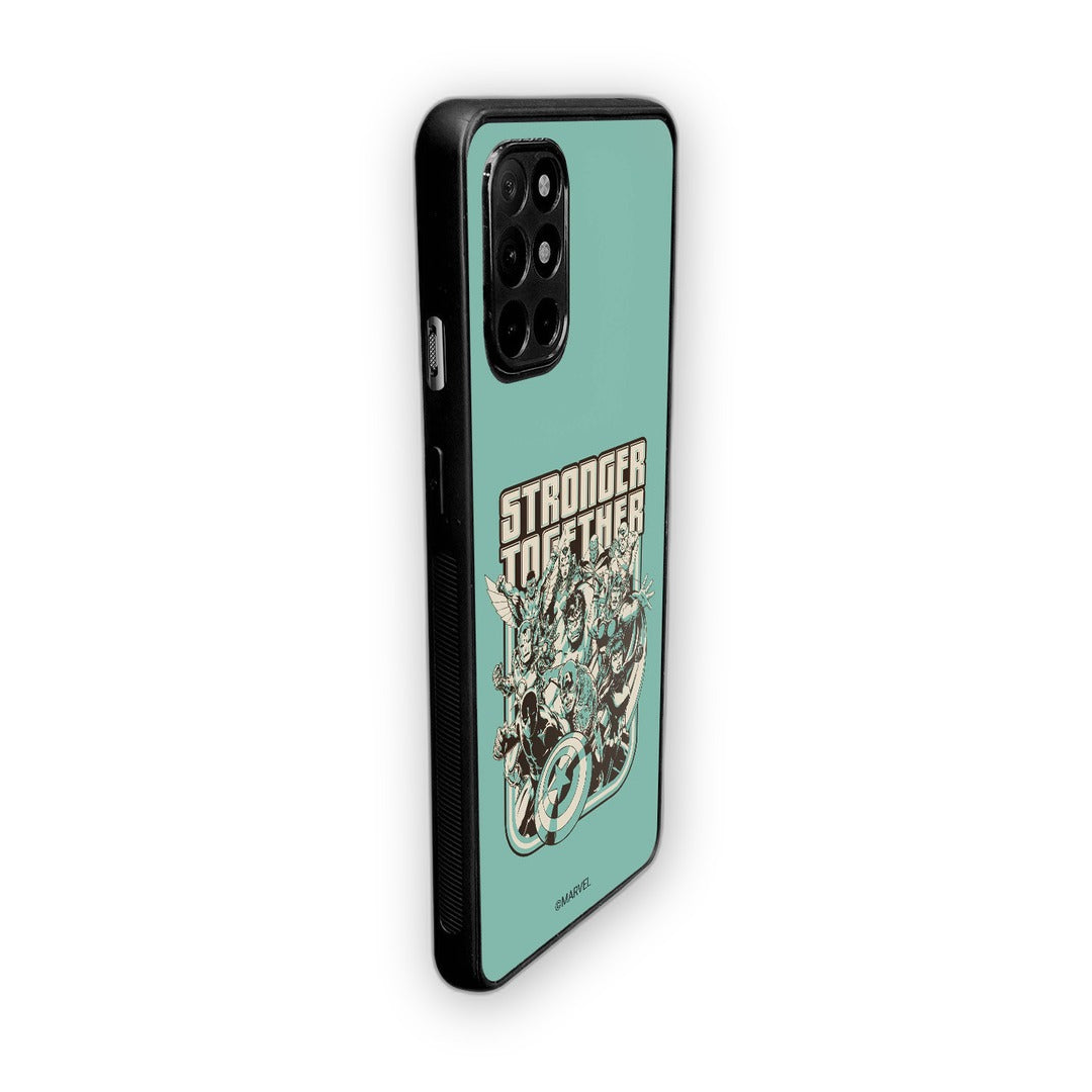 Stronger Together Sketch Phone Case for OnePlus 8t Bumper | Macmerise