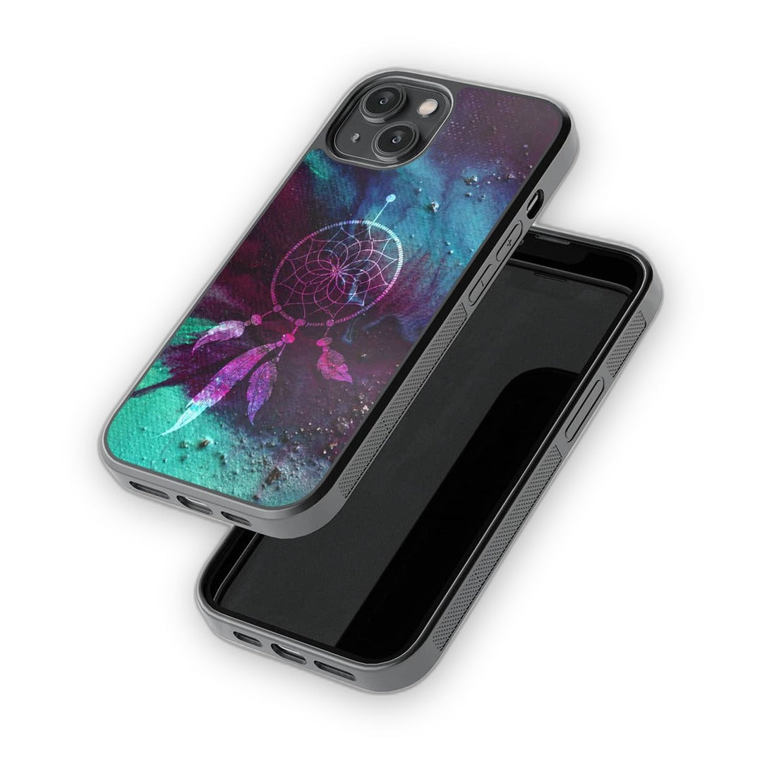 Dream Catcher Galaxy Glass iPhone Case for iPhone 14 | Macmerise