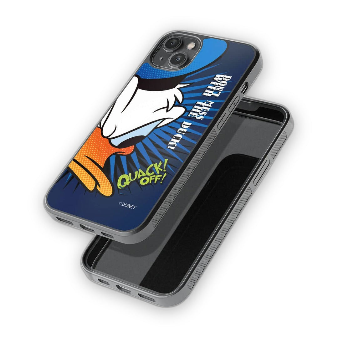 Quack Off Glass iPhone Case for iPhone 14 Plus | Macmerise