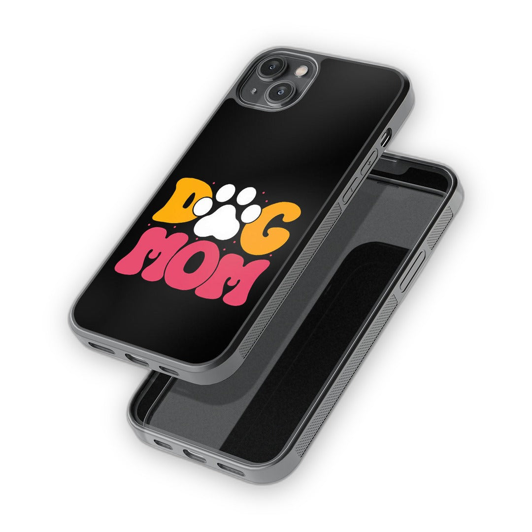 Dog Mom Glass iPhone Case for iPhone 14 Plus | Macmerise