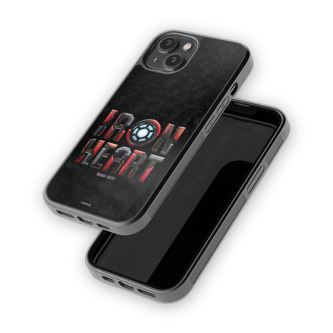 Wakanda Forever Iron Heart Logo Glass iPhone Case for iPhone 14 | Macmerise