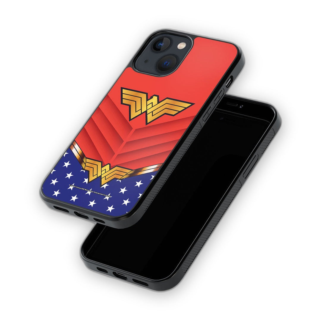 Suit Up Wonder Woman Glass iPhone Case for iPhone 13 | Macmerise