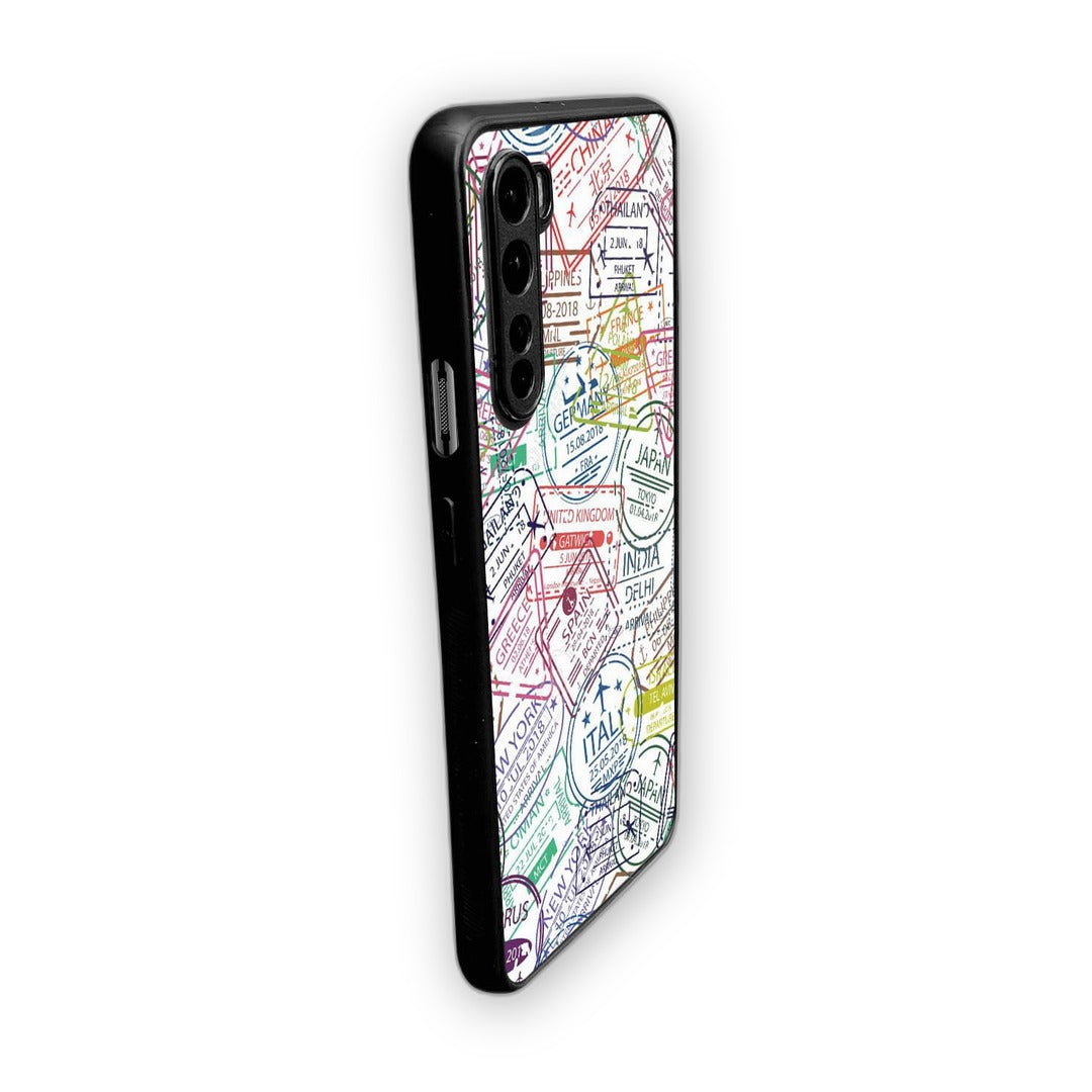 Immigration Stamps White Phone Case for OnePlus Nord | Macmerise