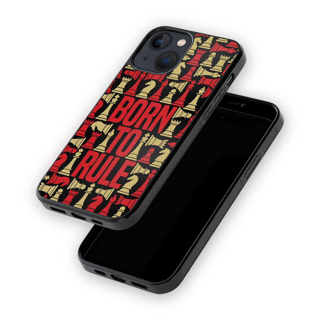 Born To Rule Glass iPhone Case for iPhone 13 | Macmerise