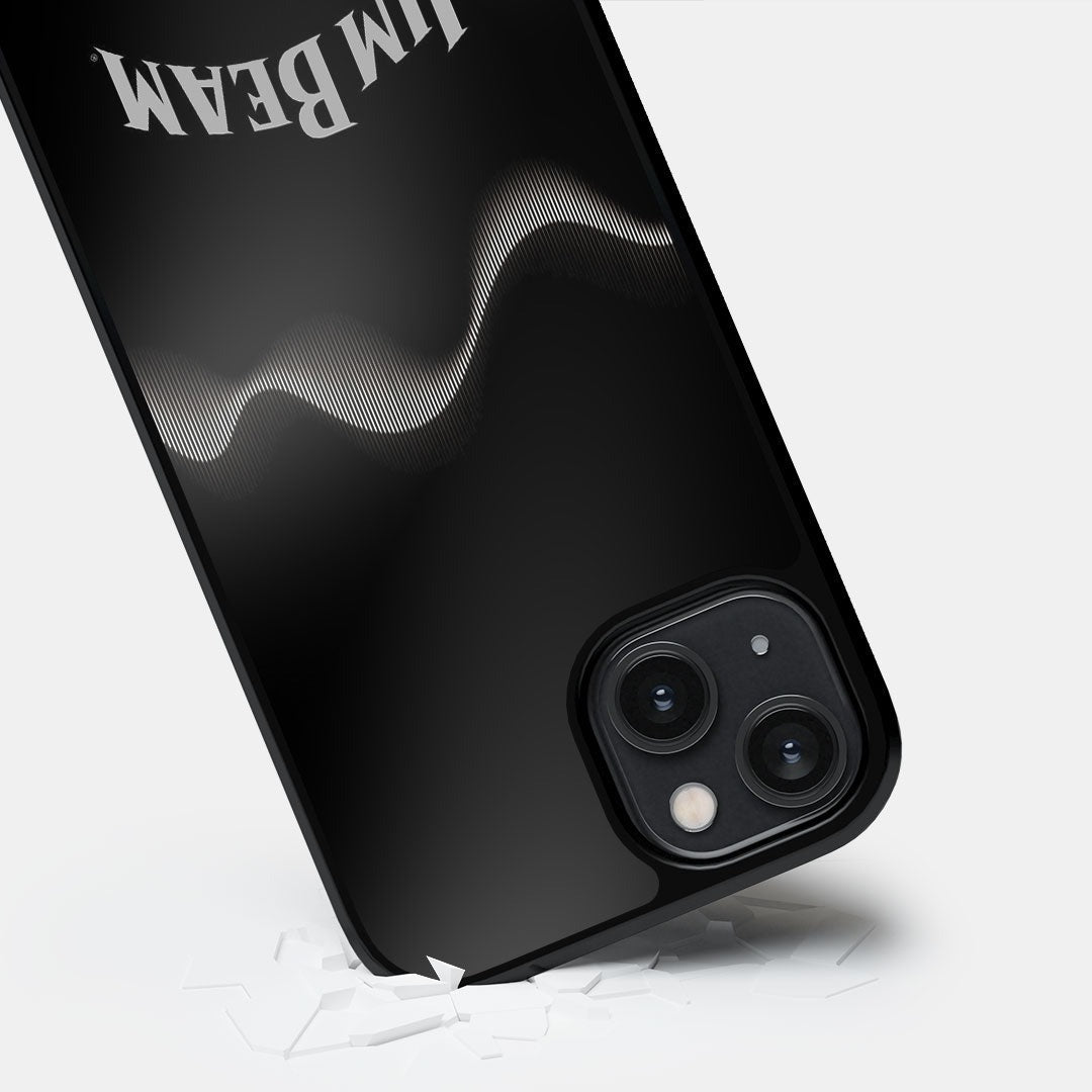 Jim Beam Sound Waves Glass iPhone Case for iPhone 14 | Macmerise