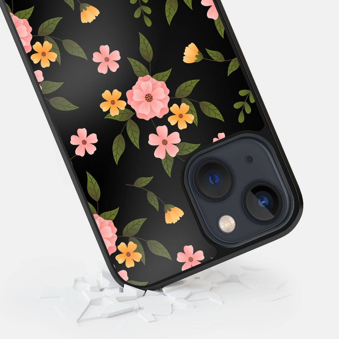 Sk Periwinkle Black Glass iPhone Case for iPhone 13 Mini | Macmerise
