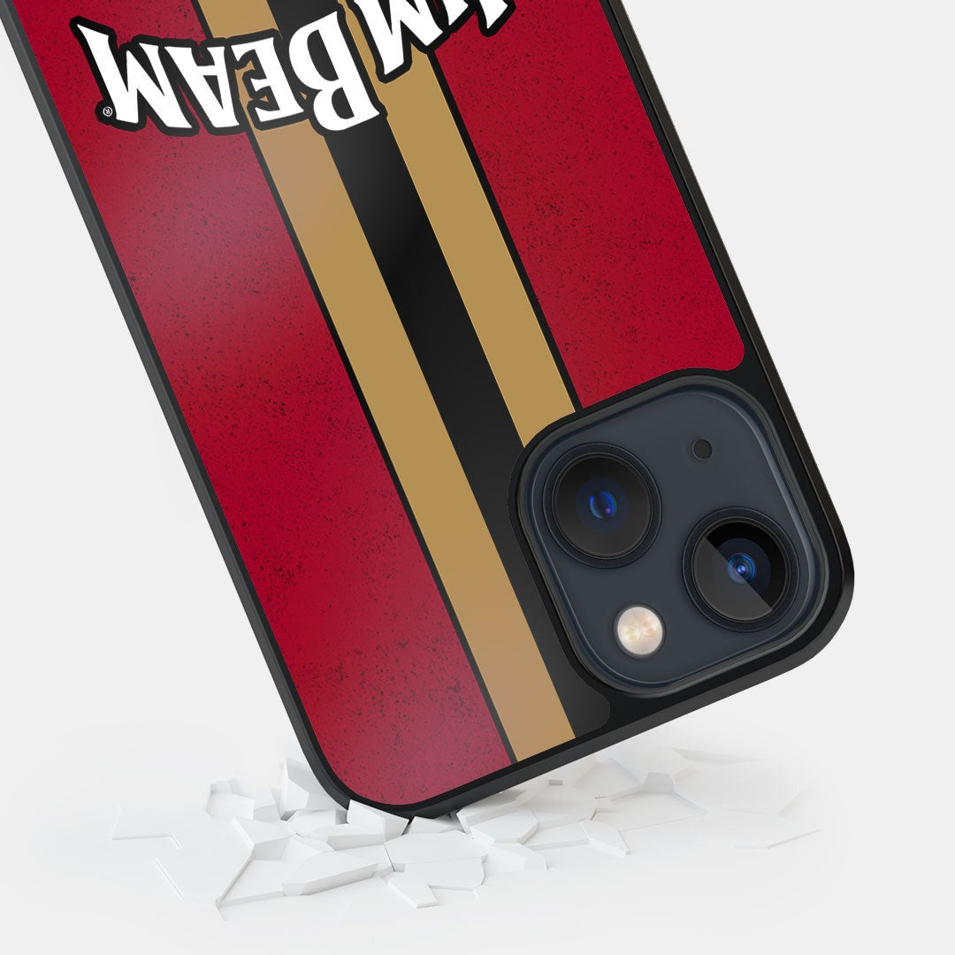 Jim Beam Raspberry Glass iPhone Case for iPhone 13 Mini | Macmerise