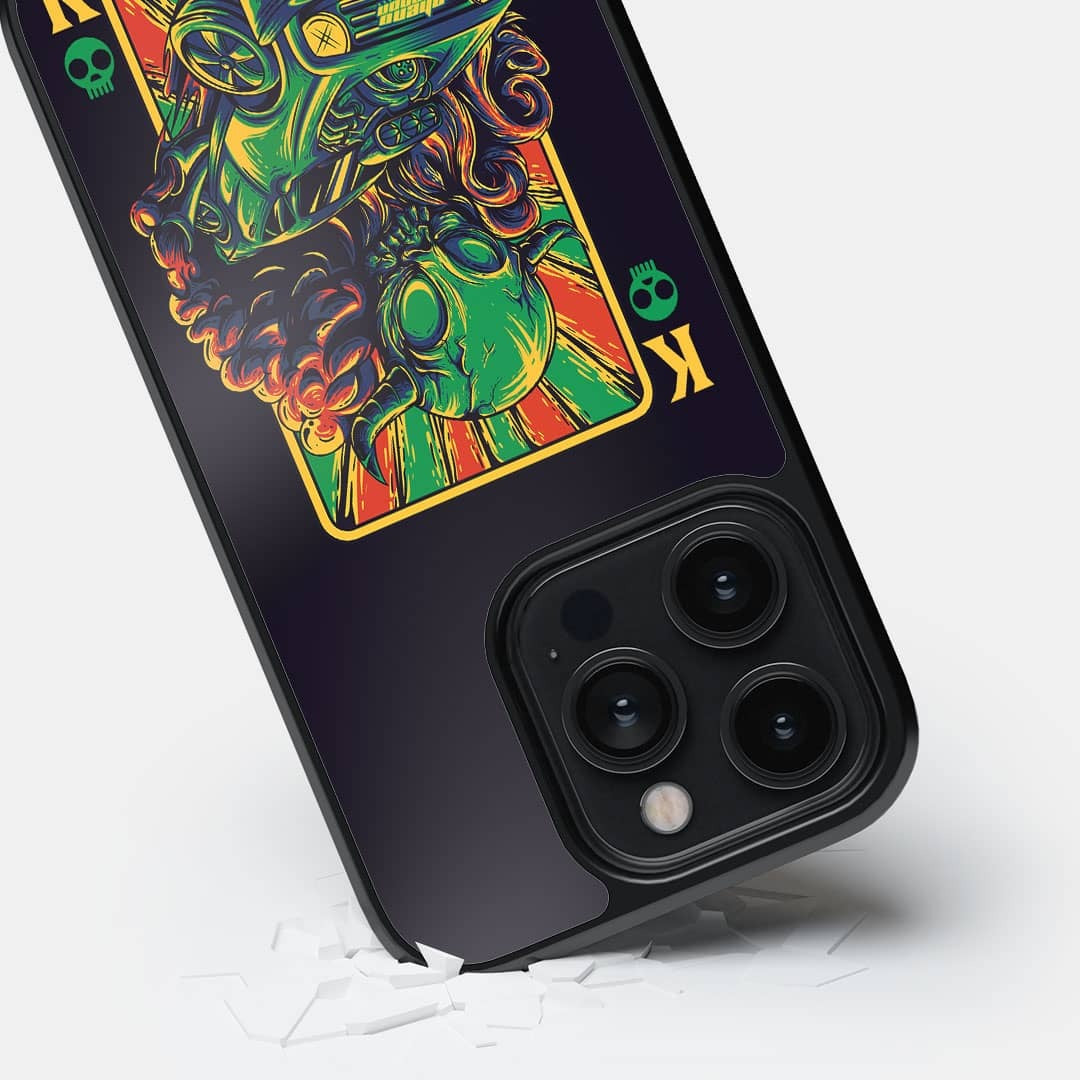 Alien King Glass iPhone Case for iPhone 14 Pro | Macmerise