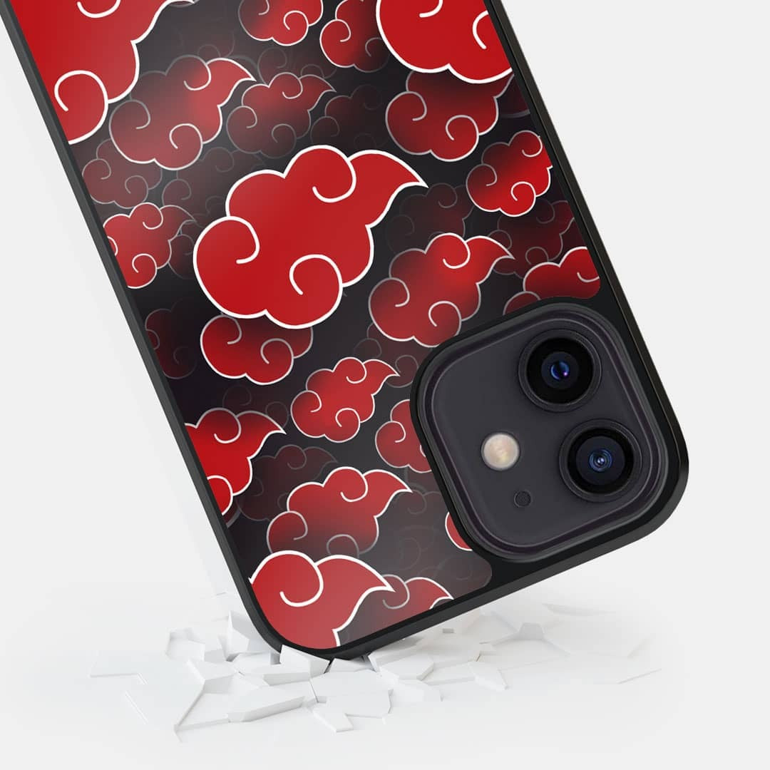 Akatsuki Clouds Glass iPhone Case for iPhone 12 | Macmerise