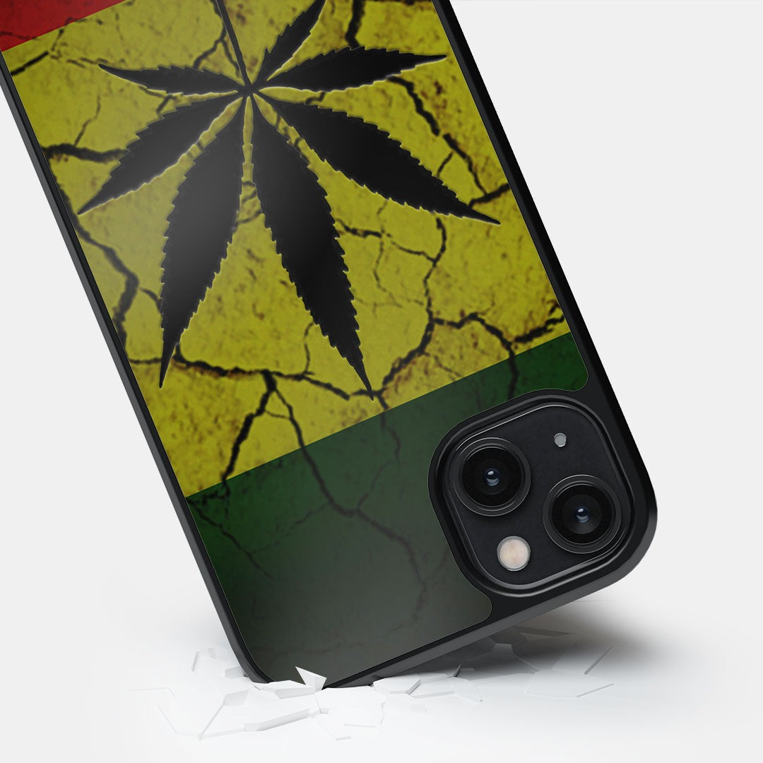 Rastafari Glass iPhone Case for iPhone 14 Plus | Macmerise