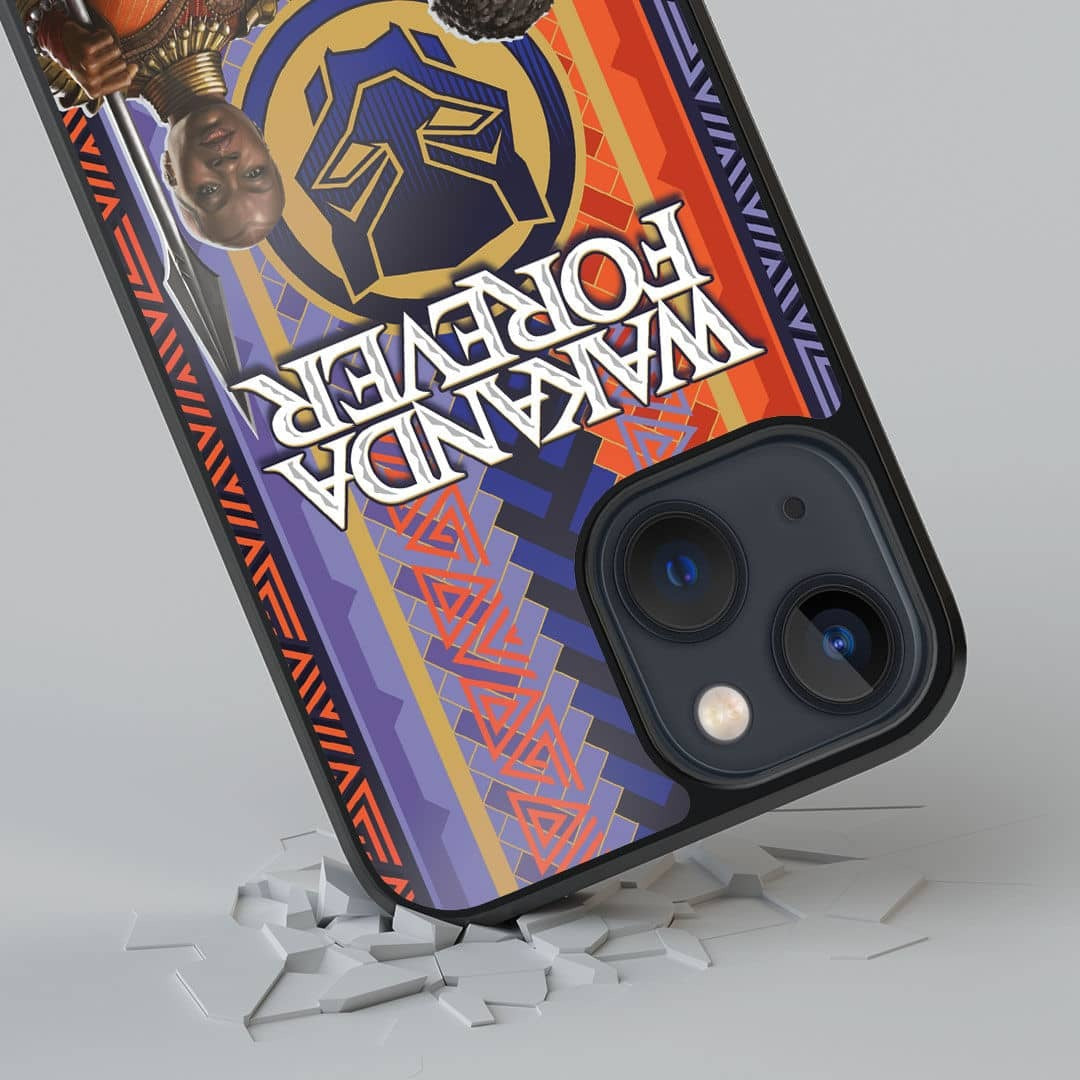 Wakanda Forever Shuri and Okoye Power Glass iPhone Case for iPhone 13 | Macmerise