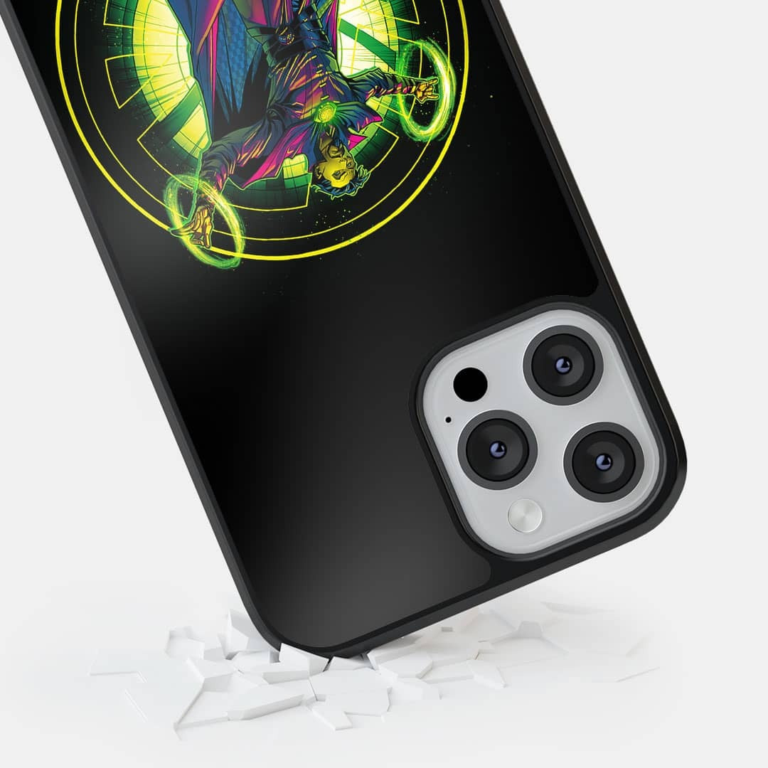 Neon Sorcerer Supreme Glass iPhone Case for iPhone 13 Pro Max | Macmerise