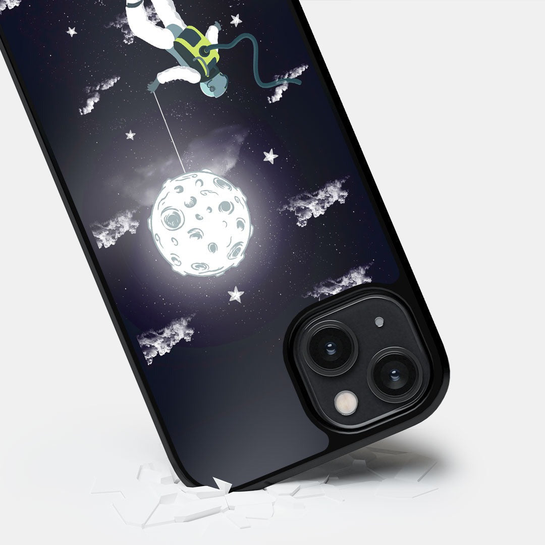 Spaceman Glass iPhone Case for iPhone 14 | Macmerise