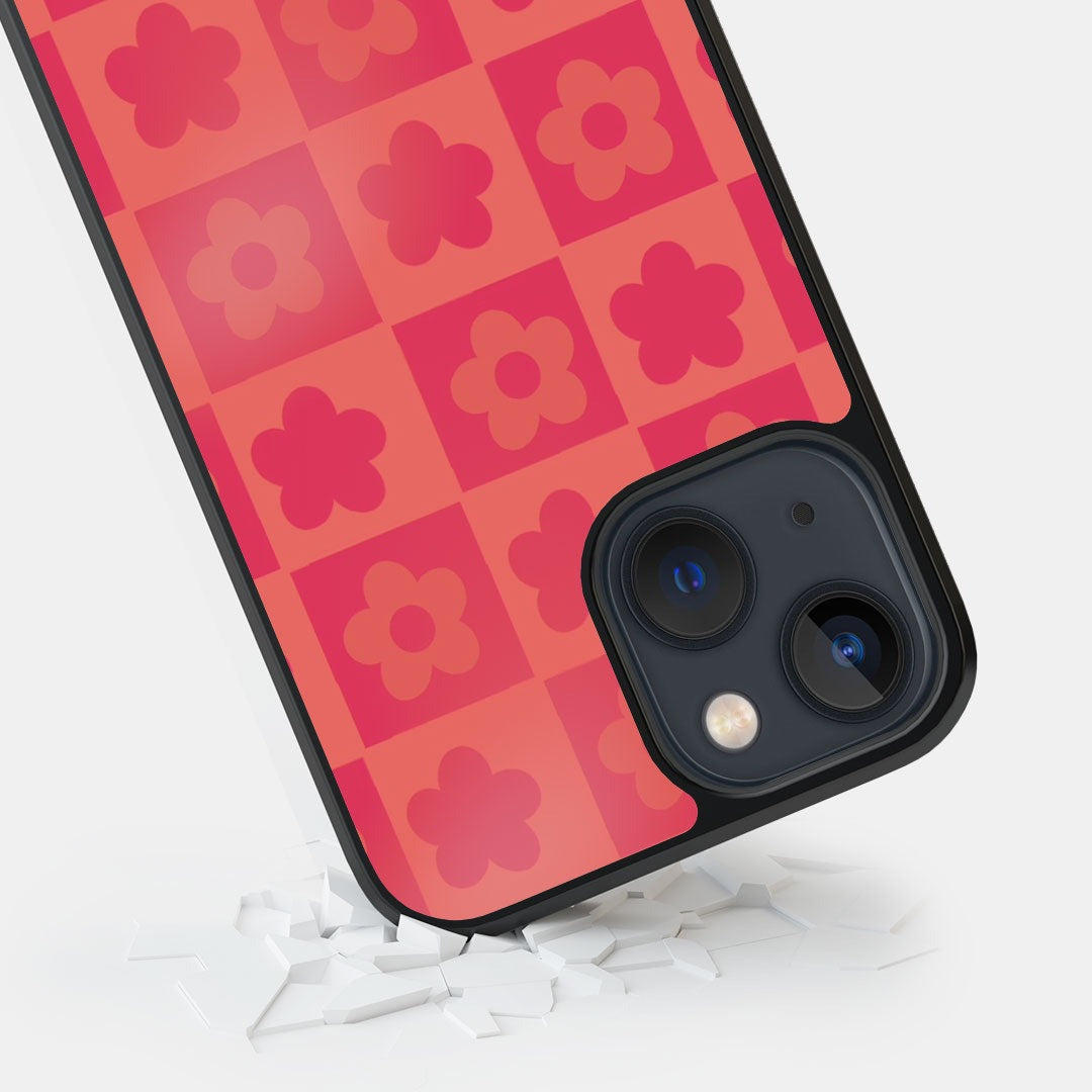 Blossom Bliss Pink Glass iPhone Case for iPhone 13 | Macmerise
