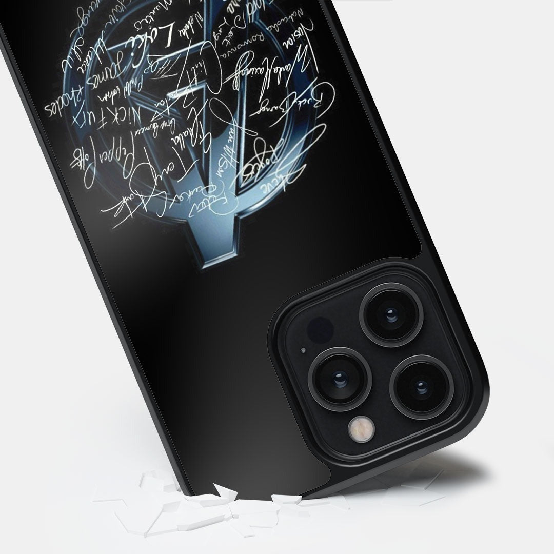 Avengers Nostalgia Glass iPhone Case for iPhone 14 Pro Max | Macmerise