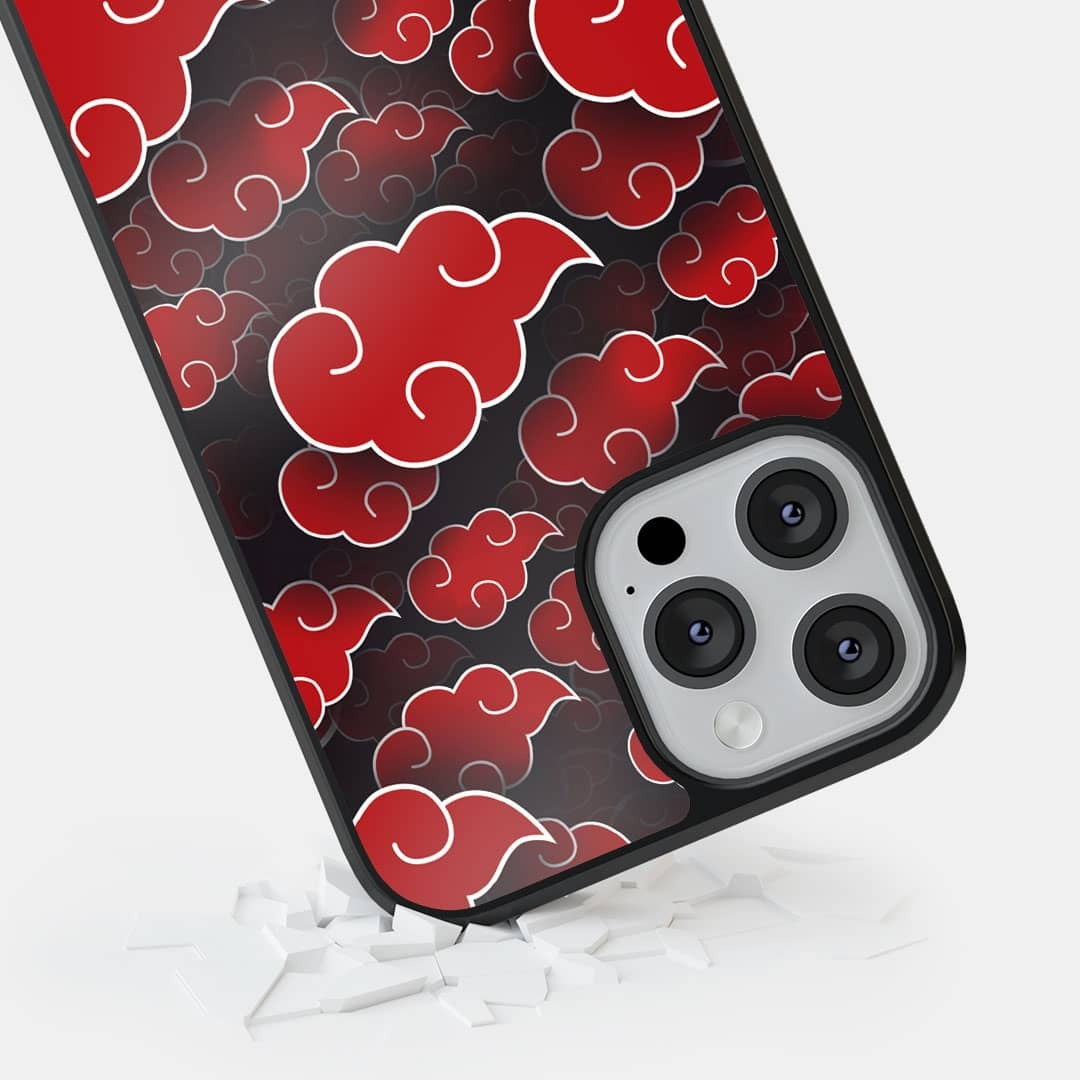 Akatsuki Clouds Glass iPhone Case for iPhone 13 Pro Max | Macmerise