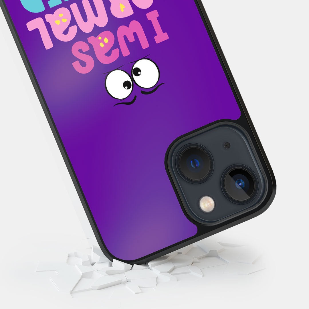 Normal One Kid Ago Glass iPhone Case for iPhone 13 | Macmerise