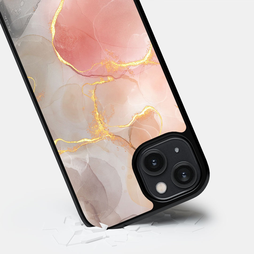 Coral Serenade Glass iPhone Case for iPhone 14 | Macmerise