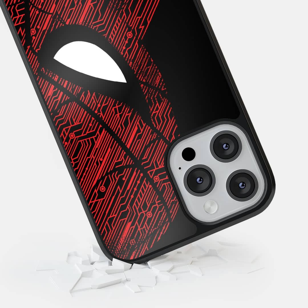 Sketch Out Spider Man Glass iPhone Case for iPhone 13 Pro Max | Macmerise