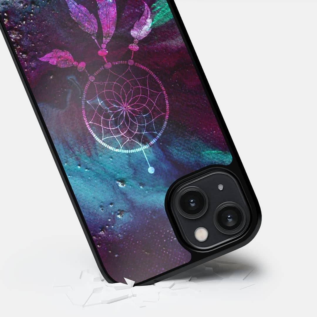 Dream Catcher Galaxy Glass iPhone Case for iPhone 14 | Macmerise